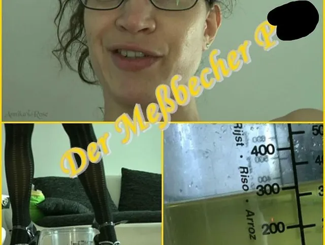 NS - Meßbecher Piss in SkyHeels