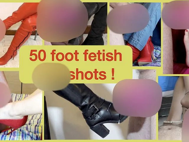 Best-of-Fußfetisch-Cumshot-Zusammenstellung (50 Abspritzer). Teil 2.