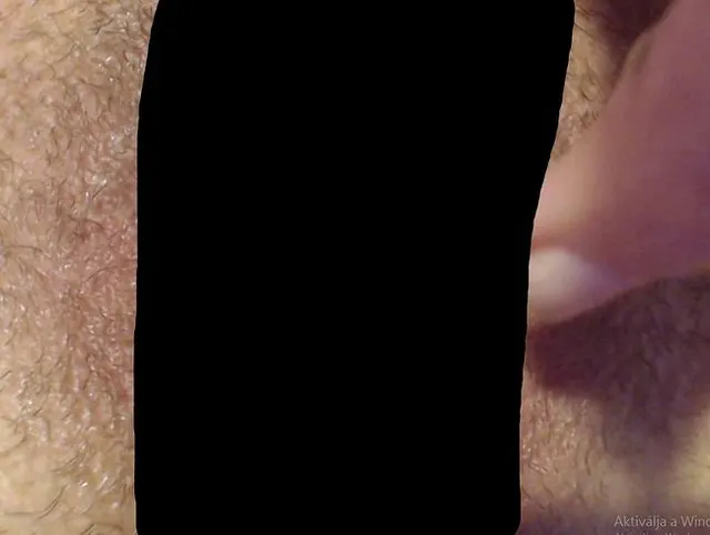 Extreme close up on my huge clit orgasm