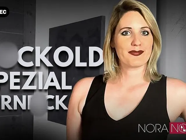 Nora macht es sich, aber du armer Cucki darfst es nur erahnen !!