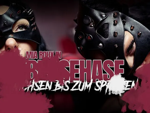 Mia Roux in Blasehase - Wichsen bis zum Spritzen