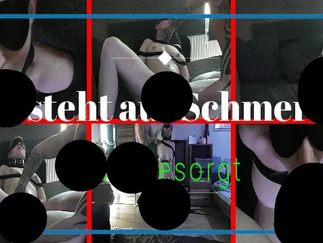 Sie steht auf schmerzen