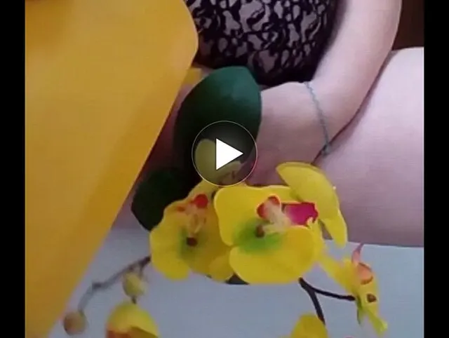 Blume gießen - Penetration mit Gießkanne