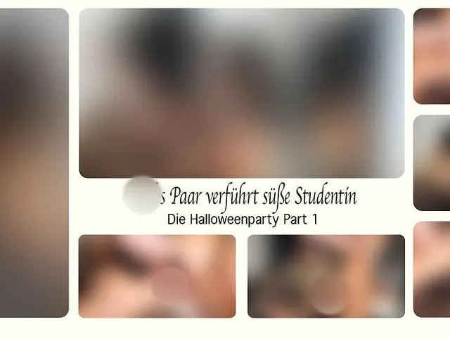 Geiles Paar verführt süße Studentin - Die Halloweenparty Part 1