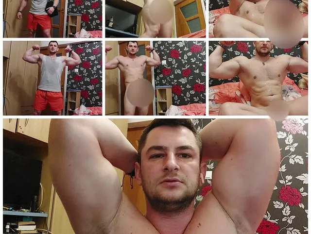Kam gerade aus dem Fitnessstudio, aufgepumpt und geil, bereit für einen sexy Fick