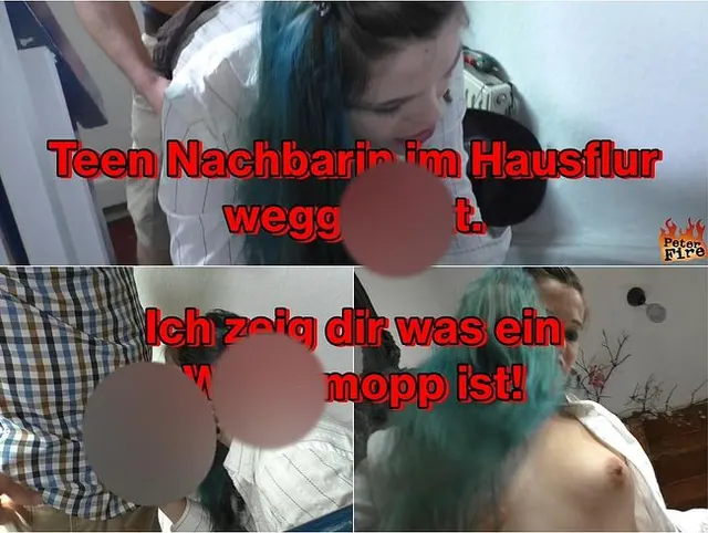 Teen im Hausflur zerfickt!