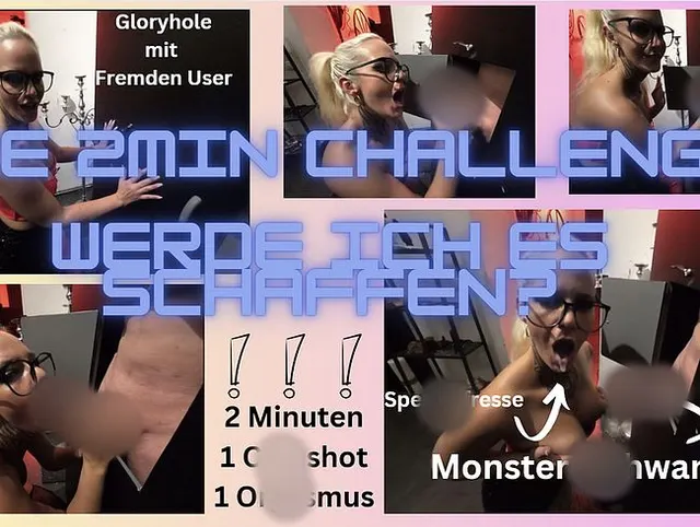 Die 2min Challenge! Werde ich sie schaffen ihn zum spritzen zu bringen?