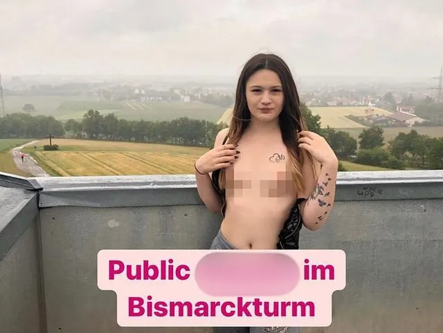 Public Quickie im Bismarckturm!