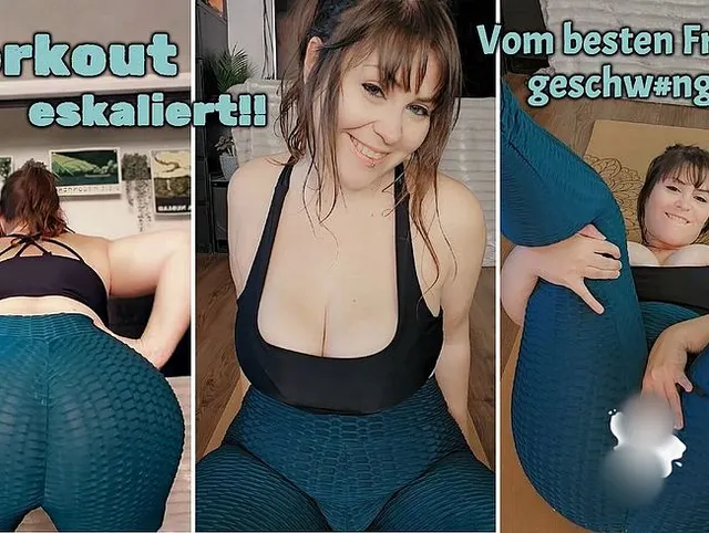 Nach dem Training außer Kontrolle… besten Freund angefleht mich zu schwängern!