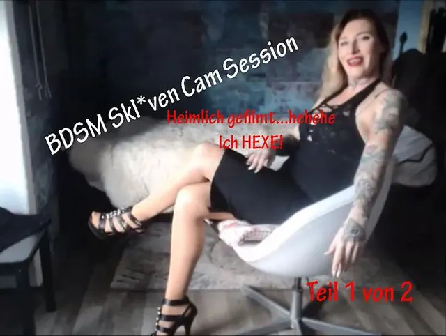 Sklaven Cam Session! Heimlich gefilmter Mitschnitt Teil 1   | by Lady_Demona