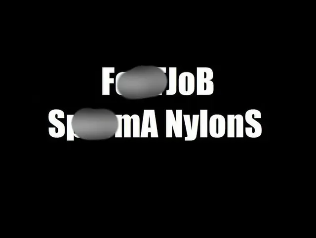 Sperma Nylon Footjob
