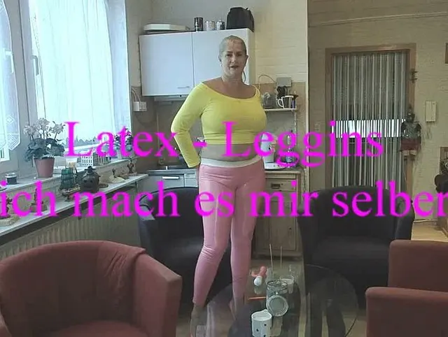 Latex Leggins - ich mach es mir selber