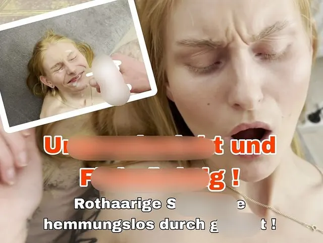 Rothaarige Schlampe hemmungslos durch gefickt!