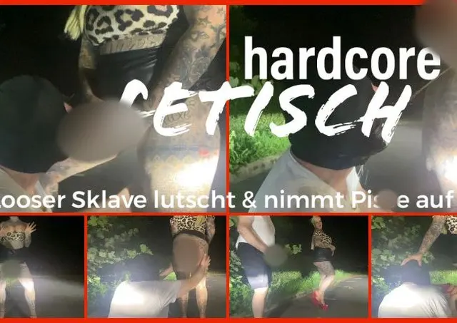 hardcore FETISCH | LOOSER SKLAVE LUTSCHT & NIMMT PISSE AUF