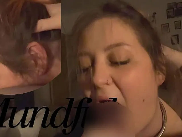 Wieder den Schwanz im Mund .. Er wird immer fordernder und härter