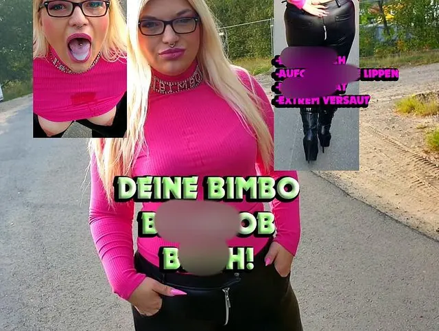 Deine Bimbo Blowjob Bitch!
