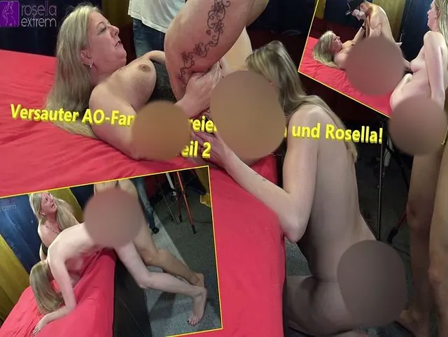 Versauter AO-Fan-Fick Dreier mit Lana und Rosella! Teil 2