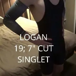 Logan In Wrestling Singlet