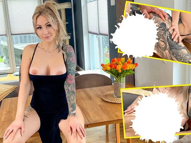 Mit vollgepumpter Pussy zur Familienfeier