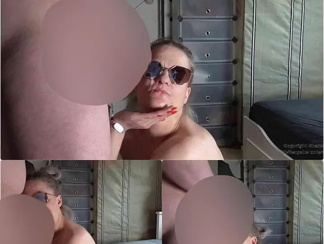Die Brille eingesaut