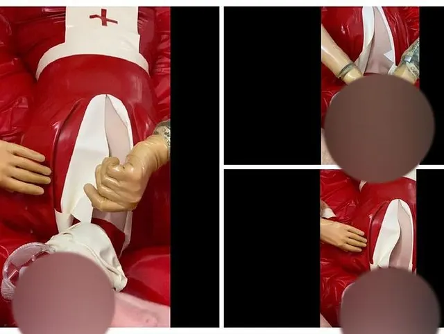 Spritz in meine Latex Fresse