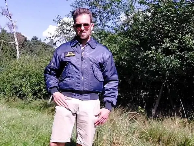 Public dick play with a lot of cum...