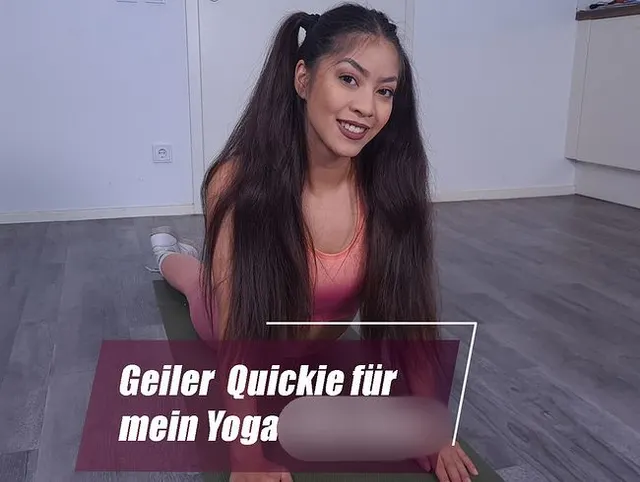 Geiler Quickie für mein Yoga-Fötzchen