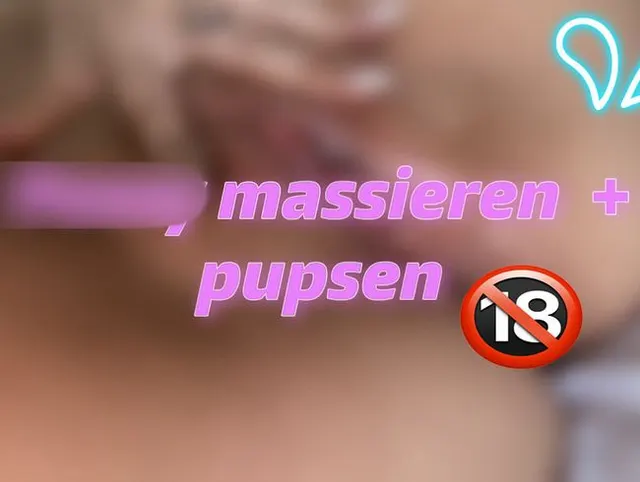 Die fotze massieren + heimlich gefurzt?!