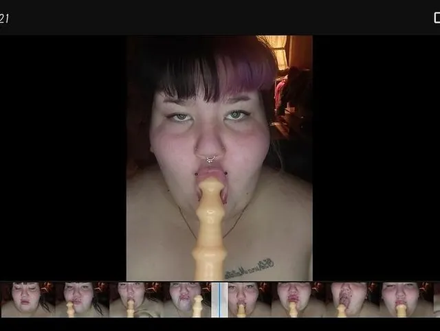 10 Minuten harte Blowjob-Action |BBW an XXL Dildo