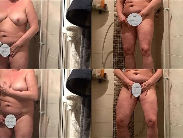 Ungeplanter Orgasmus mit dem Duschstrahl unter der Dusche