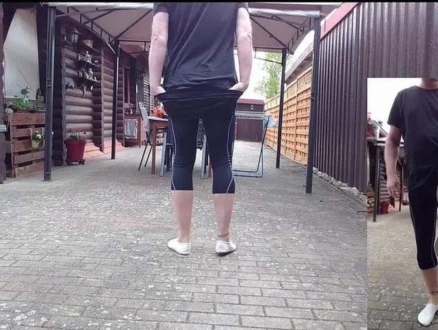 Draußen in Legging und FSH ** Director's Cut **