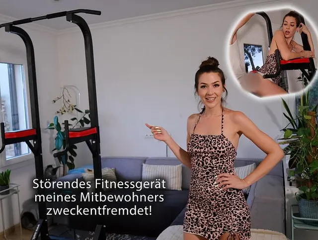 Störendes Fitnessgerät meines Mitbewohners zweckentfremdet! Ich mach das Beste draus!