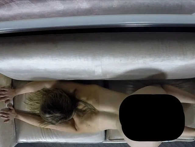 Nothing but Heels! Cumming on a Couch at the Trump International Hotel Chicago!