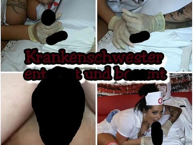 Krankenschwester entsamt und besamt