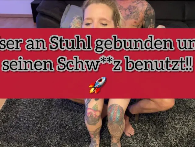 USER FESTGEBUNDEN UND SCHWANZ BENUTZT