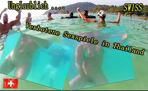 Am Strand von Thailand wo Sex am Strand verboten ist !!