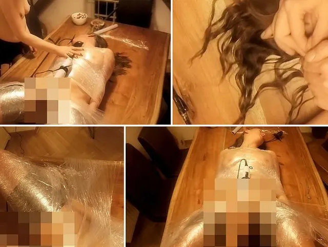 POV: Zwangsorgasmus und Folienbondage
