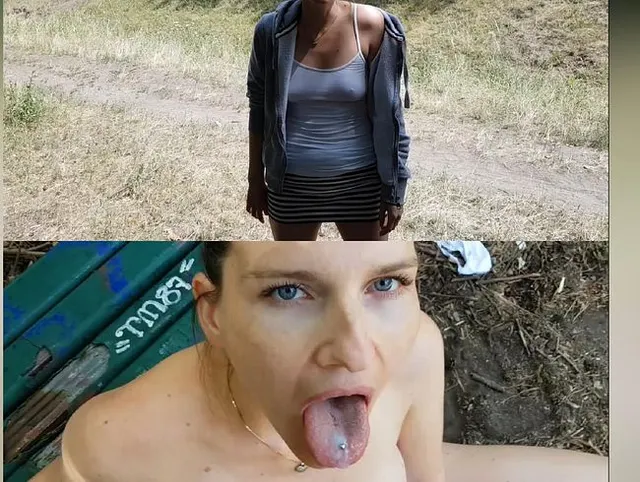 Ausgehungert! Outdoor Fick nach 3 Wochen Sex-Abstinenz!