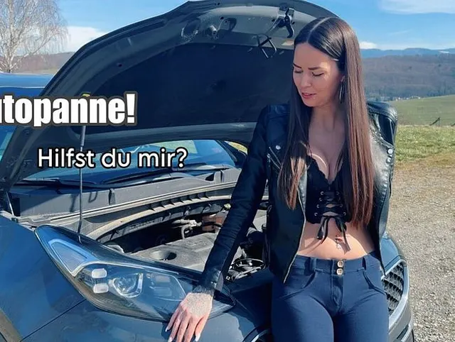 Vorschau aus Große Titten: Autopanne! Hilfst du mir?