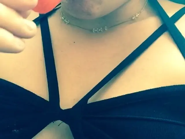 Having fun eating a Popsicle