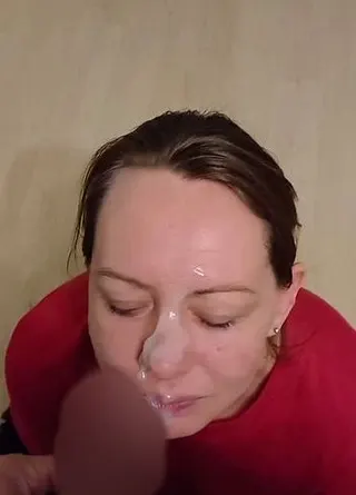 Monster sperma Ladung in mein Gesicht so brauche ich das ...