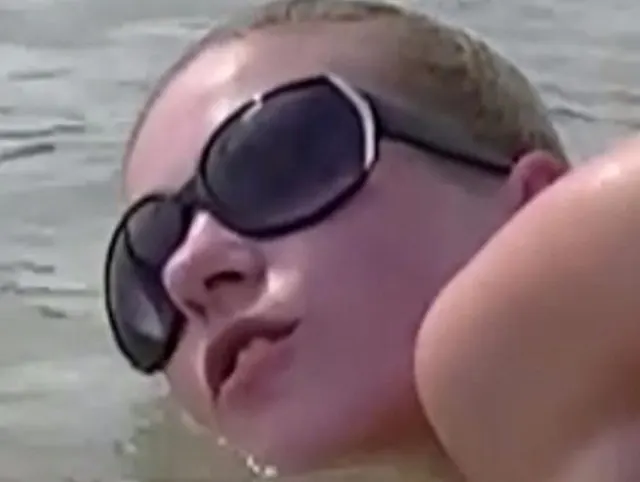 Nackt am Strand, ich war da ganz allein