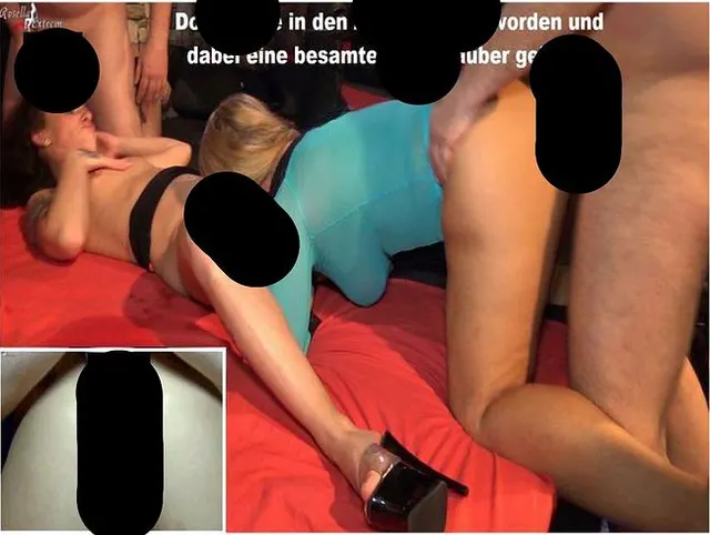 Doggystyle in den Arsch gefickt worden und dabei eine besamte Fotze sauber geleckt!
