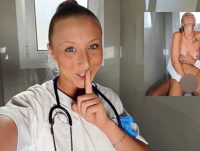 Heimlich auf der Mitarbeiter-Toilette gefickt & doppelt abgespritzt – alle haben es mitbekommen