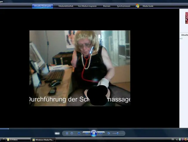 Durchführung einer Schwanzmassage!