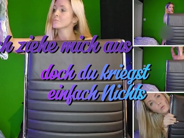 Ich ziehe mich vor dir aus