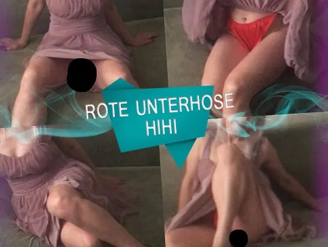 Rote Unterhose hihi
