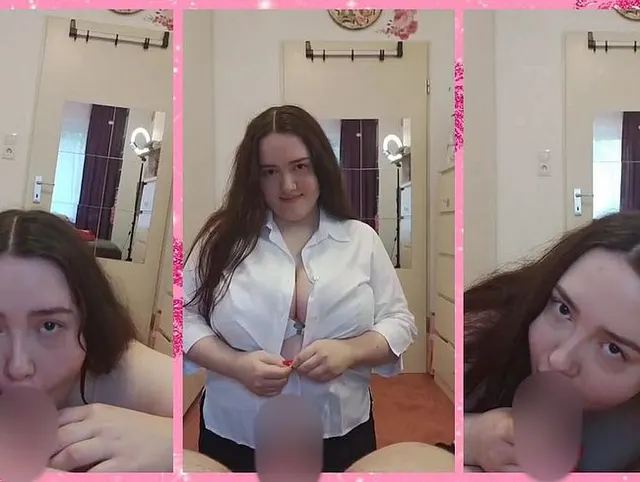 Mein erster Blowjob überhaupt! 2. Perspektive! POV!