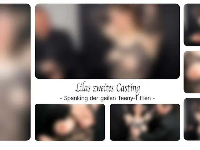 Lilas zweites Casting - Spanking der geilen Teeny-Titten