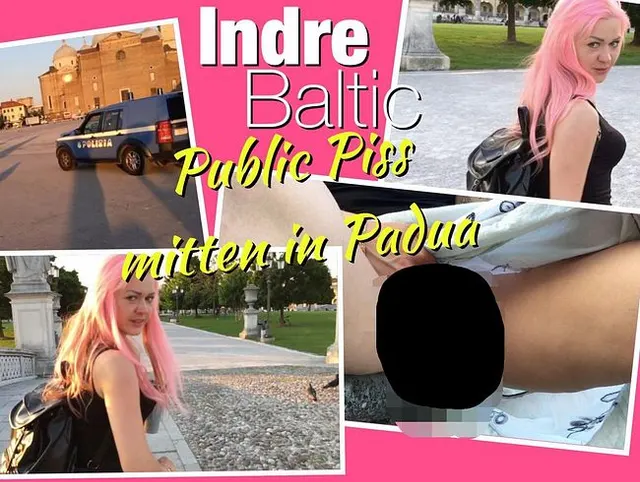 Extrem - Public PISS mitten in Padua  - Mega dreist